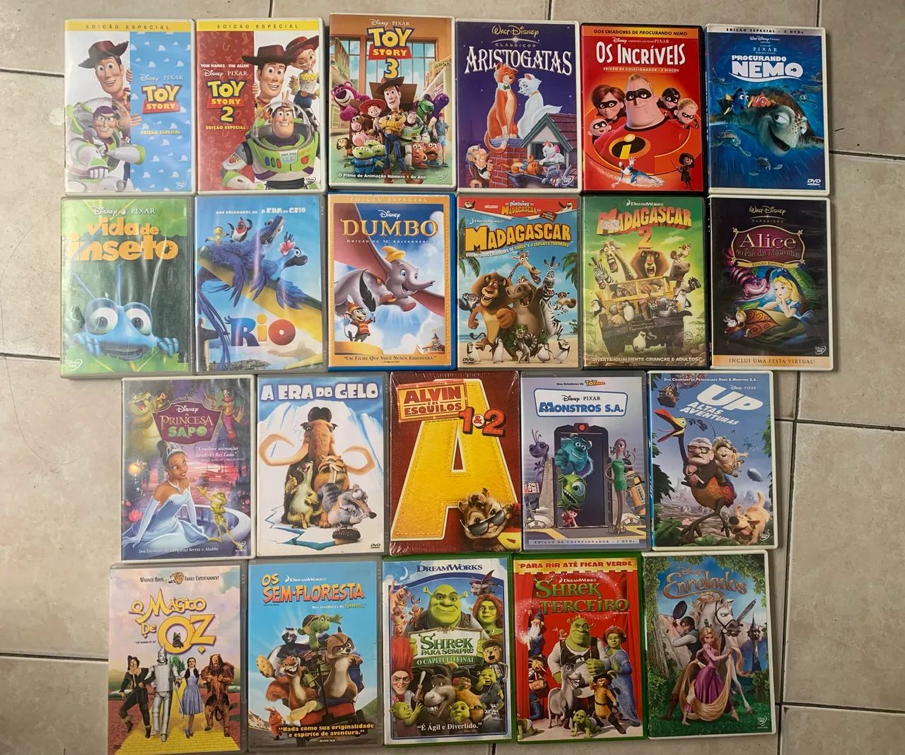 DVDs Disney Infantis Originais a partir de R$ 10,00