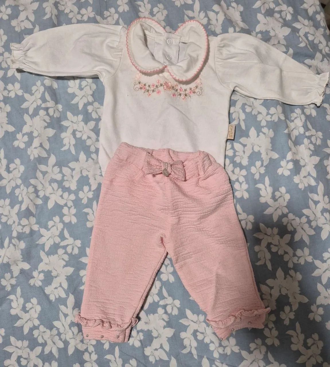 Conjunto Body e Calça para Bebê 