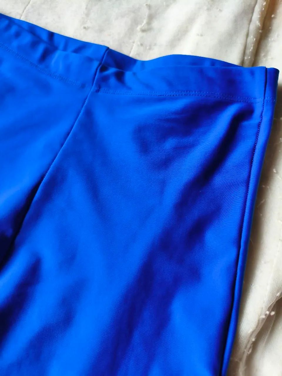 Short feminino lycra azul P usado - Foto 4