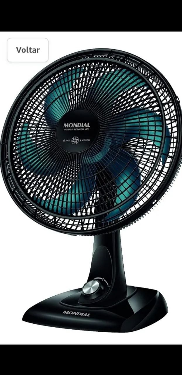 VENTILADOR DE PAREDE E MESA 40CM NOVO  - Foto 2