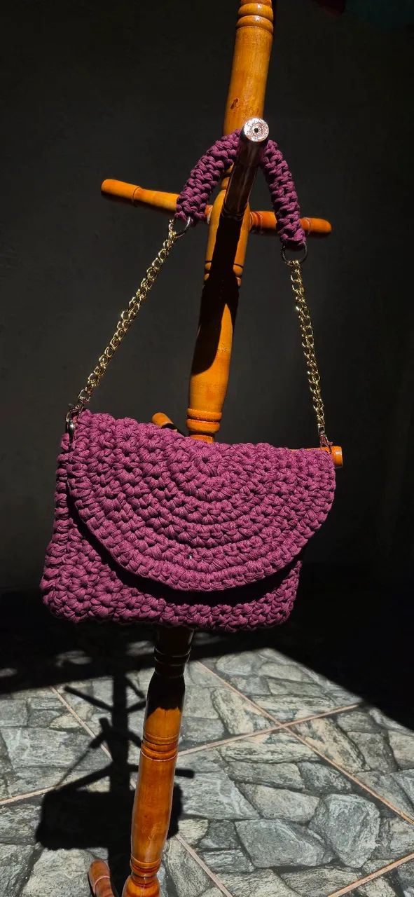 Bolsa de crochê  - Foto 2