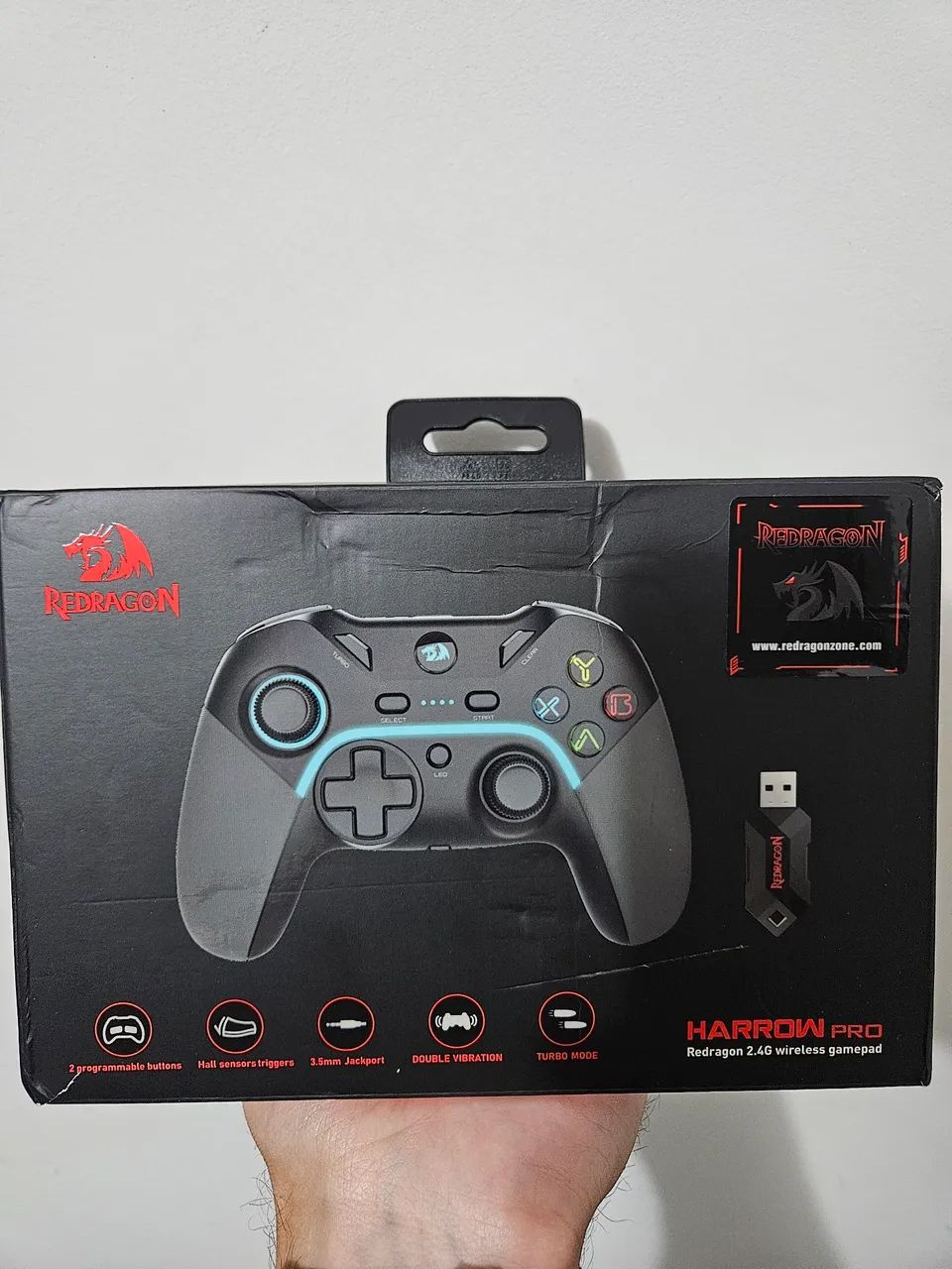 Controle Redragon Harrow Pro - Foto 5