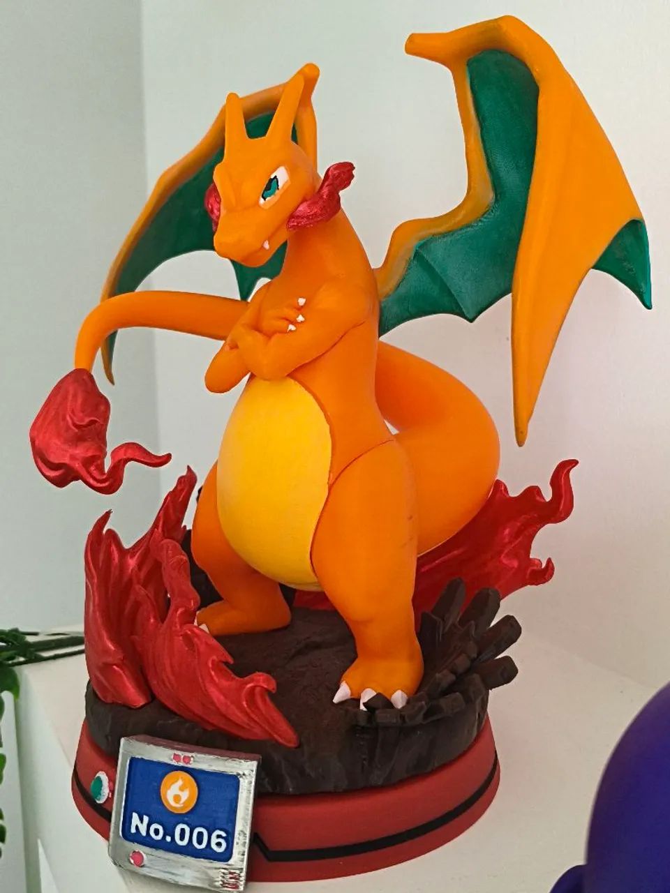 Action Charizard 3D pintado a mão. - Foto 3