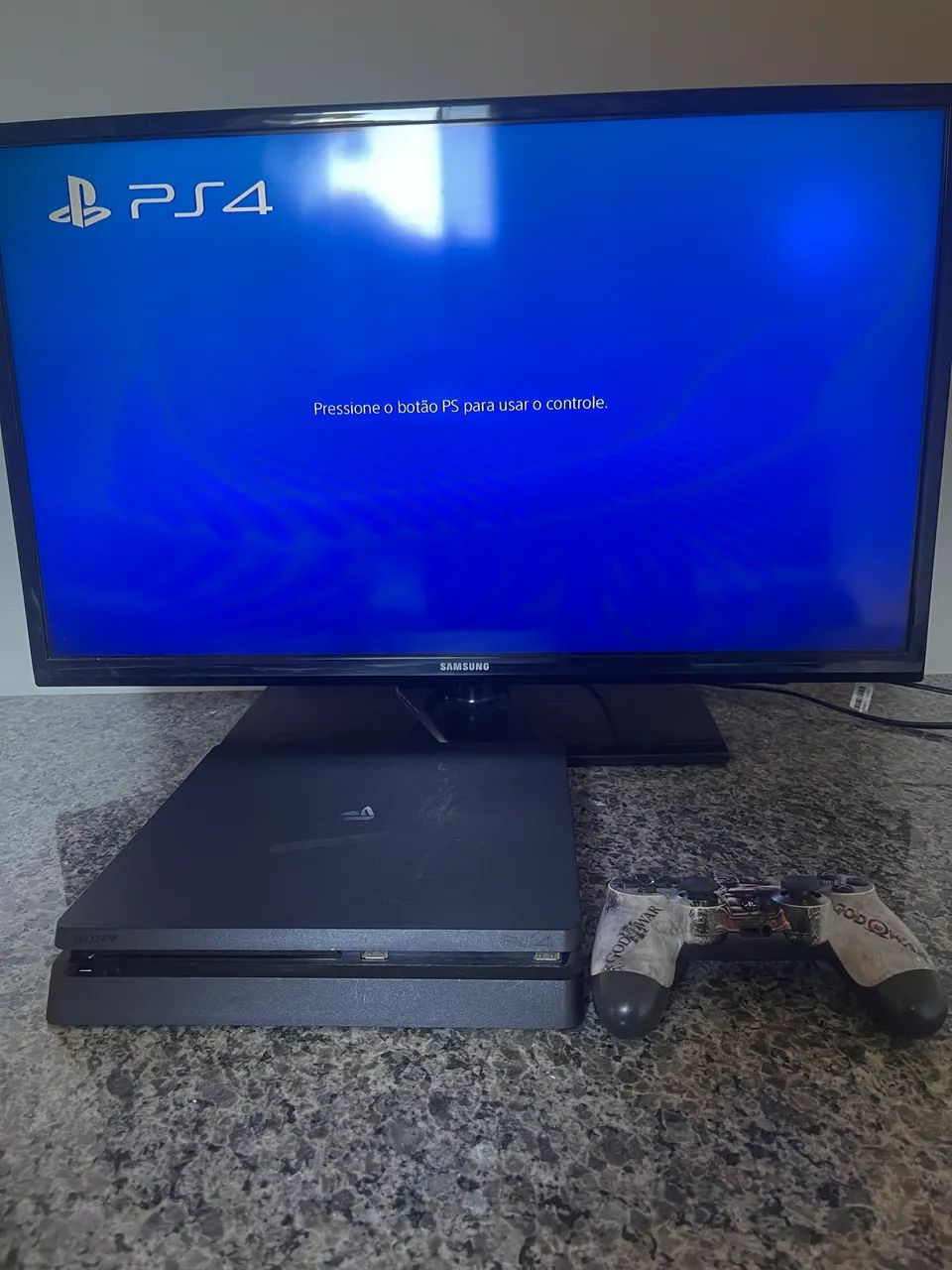 PS4 SLIM 1T COM CONTROLE - Foto 5