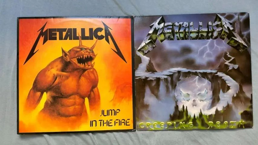 Vinil Metallica Jump in the Fire + Creeping Death - CDs, DVDs etc