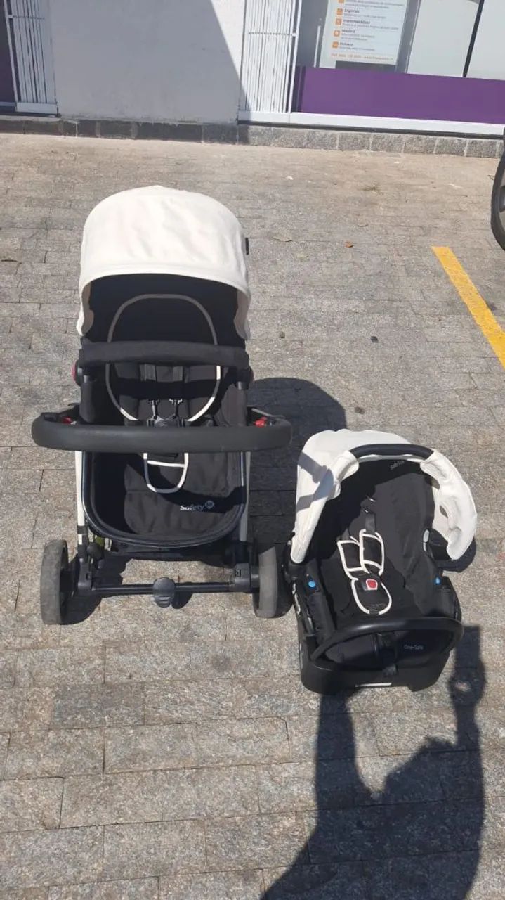 Carrinho de bebe safety first com bebe conforto com base.para carro