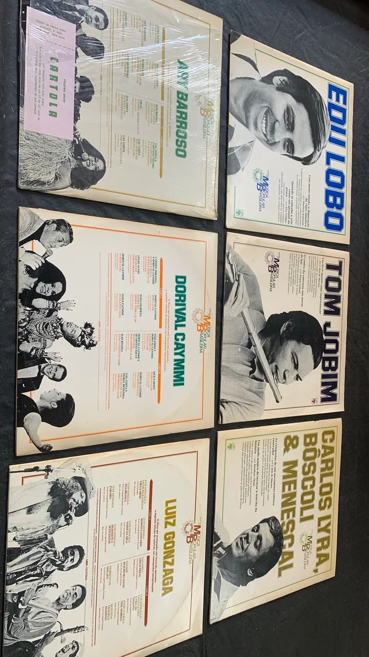 Grandes Compositores e seus intérpretes, da Bossa Nova ao Baião , 6 LPs 