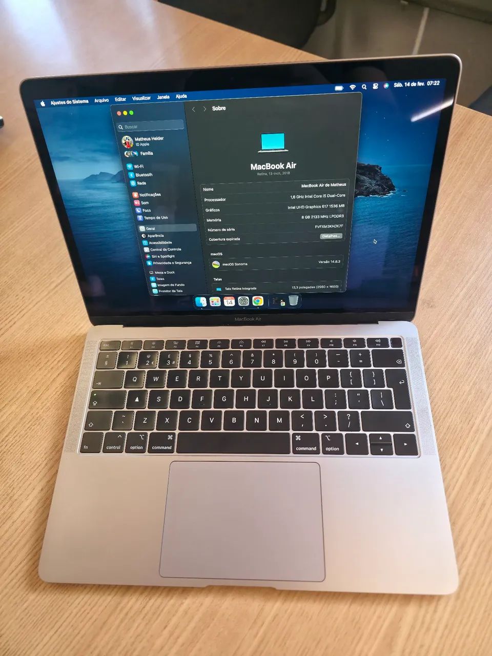 Macbook Air 2018 i5