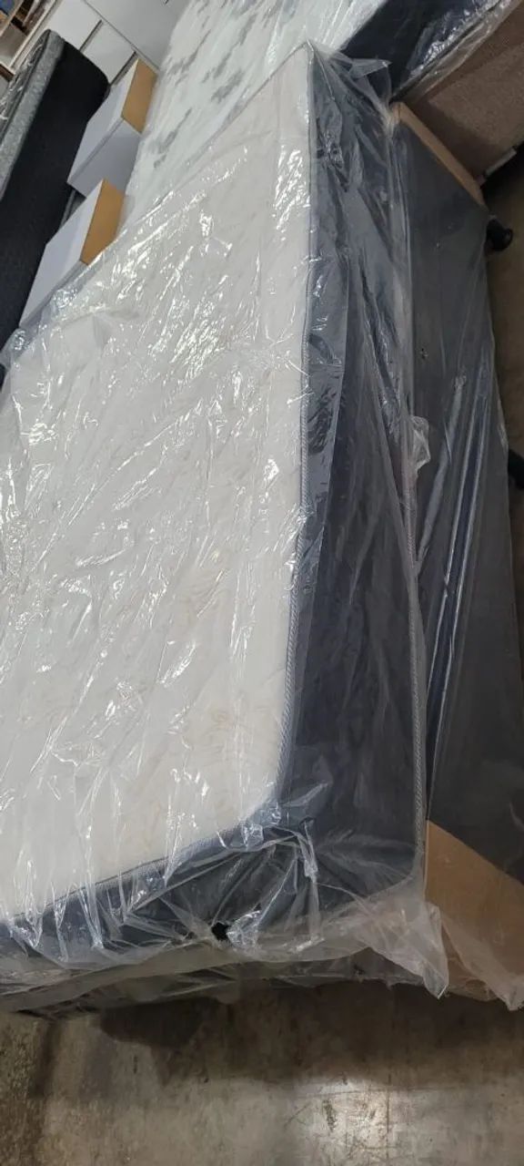 Cama box colchão e base completo D-33 24cm  - Foto 2