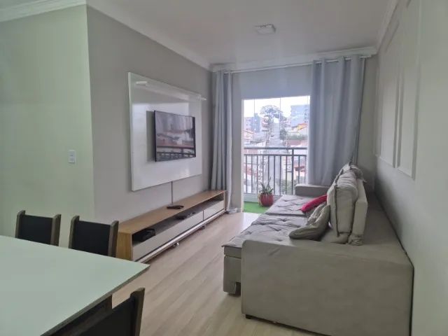 Apartamento mobiliado 3 dormitórios e 2 vagas Mogi Moderno perto do centro