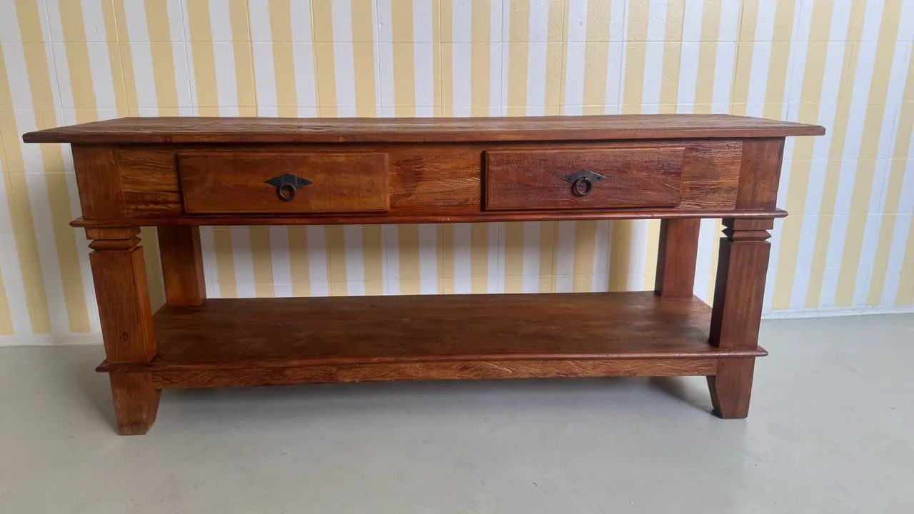 Rack Reformado Madeira Maciça - Foto 4