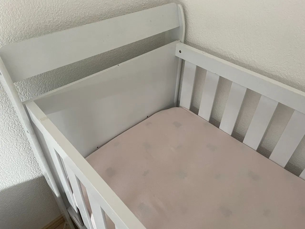 Berço Evolutivo (vira Mini Cama) + Colchão - Foto 2