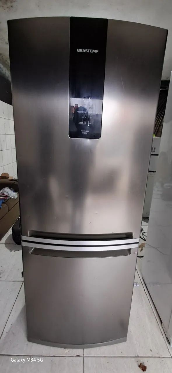 Geladeira Brastemp inverse frost free inox 440L 127v com 3 meses de garantia 