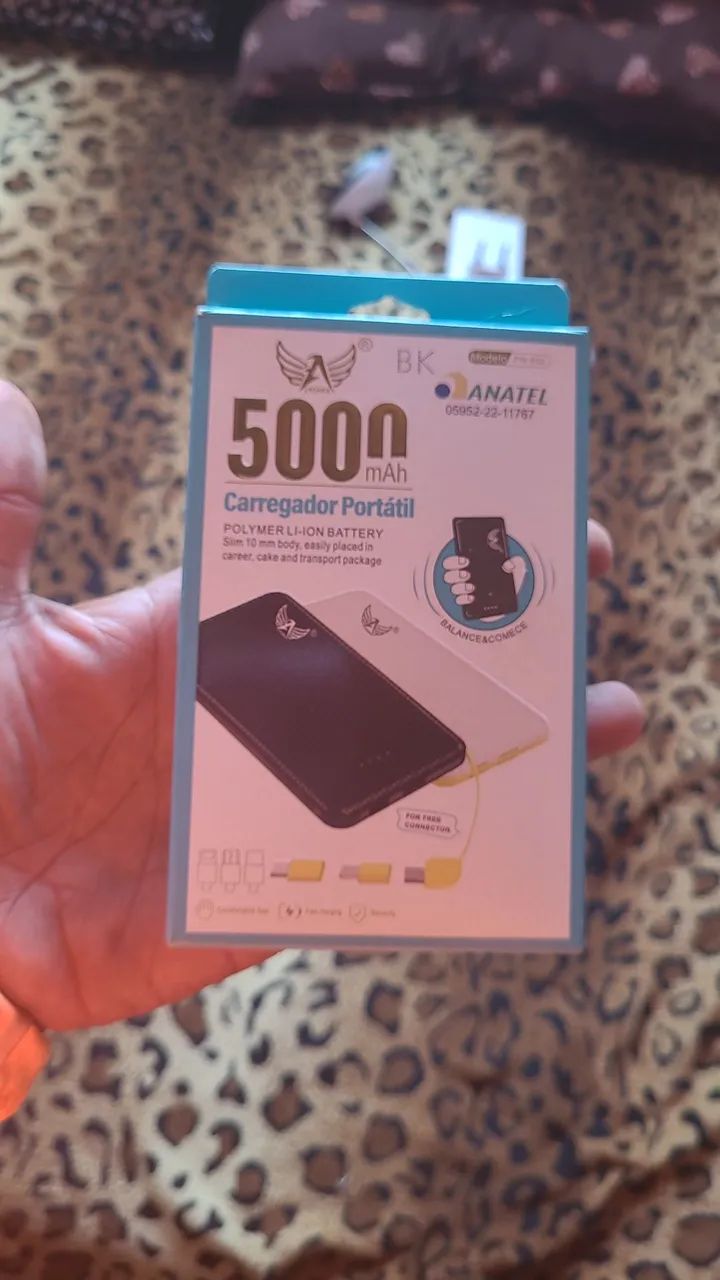 Bateria Portátil 5000mAh  - Foto 3