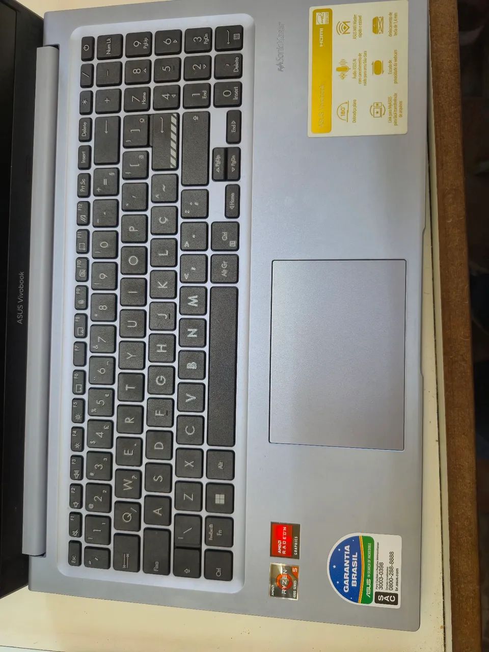 Notebook Asus vivobook, 8gb ram, amd ryzen 5 com placa integrada amd - Foto 2