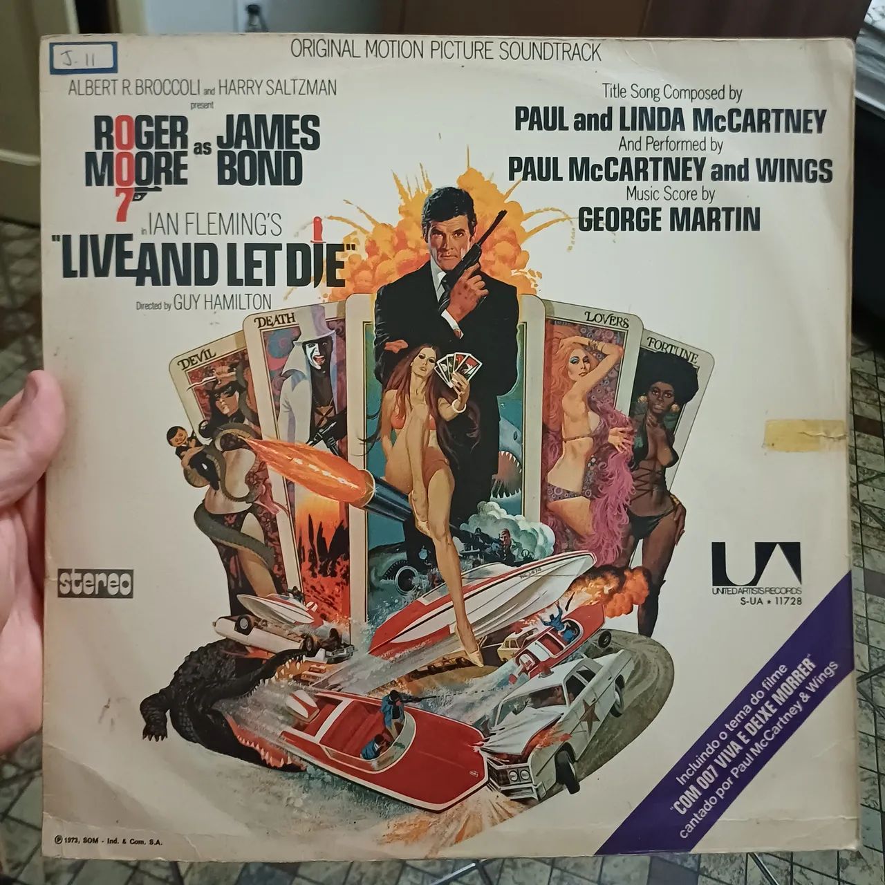 Lp vinil 007 live and let die com Paul McCartney 