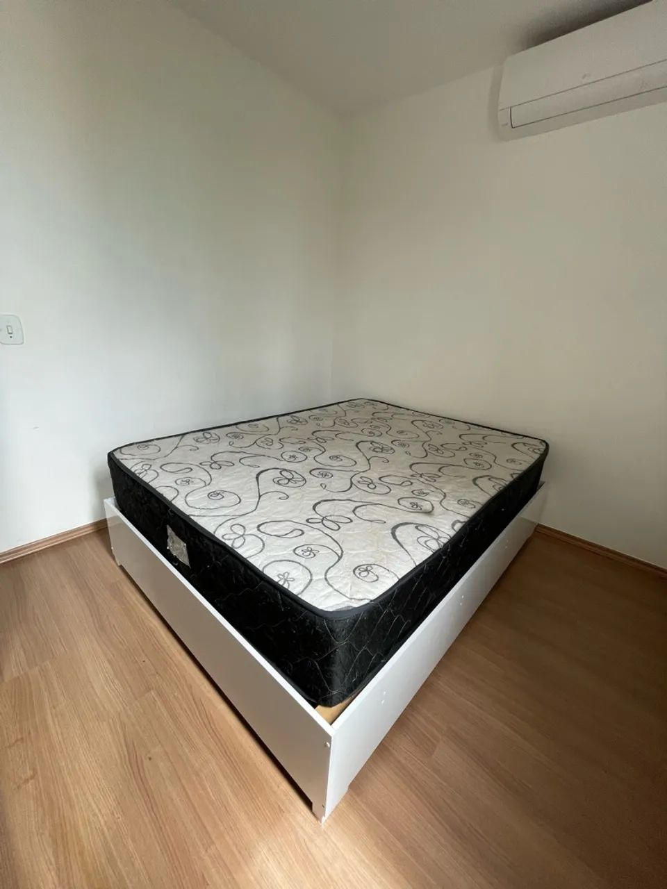Base cama casal branca mdf - Foto 2