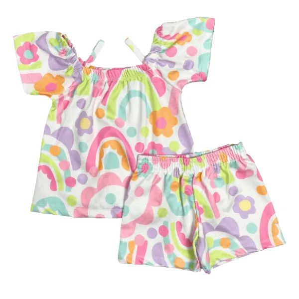 Kit Infantil 4 Conjuntos Verão Menina - Foto 2