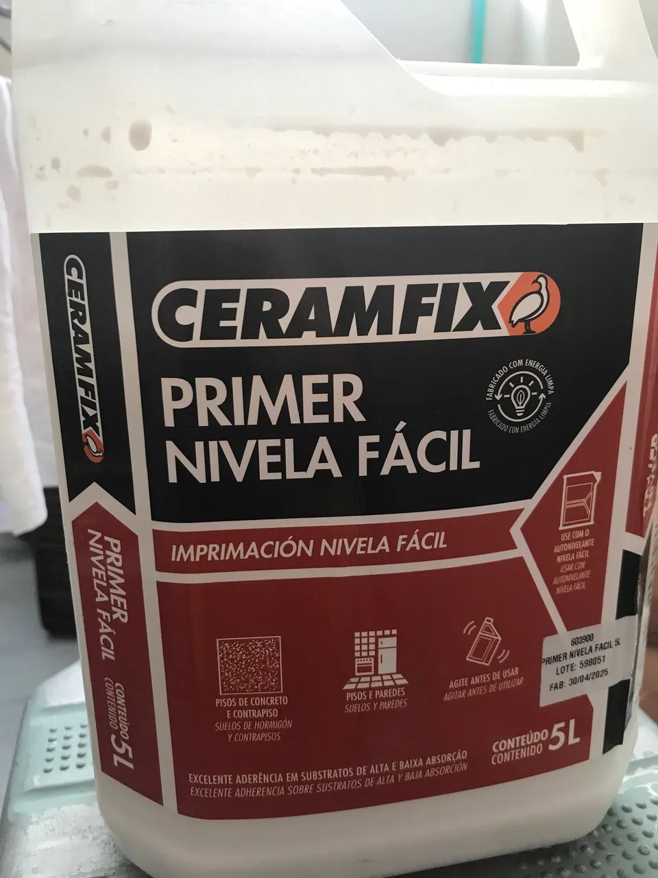 Primer nivela fácil Ceramfix 4L