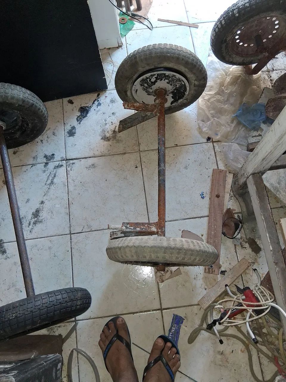 Eixo para carrinho  - Foto 2