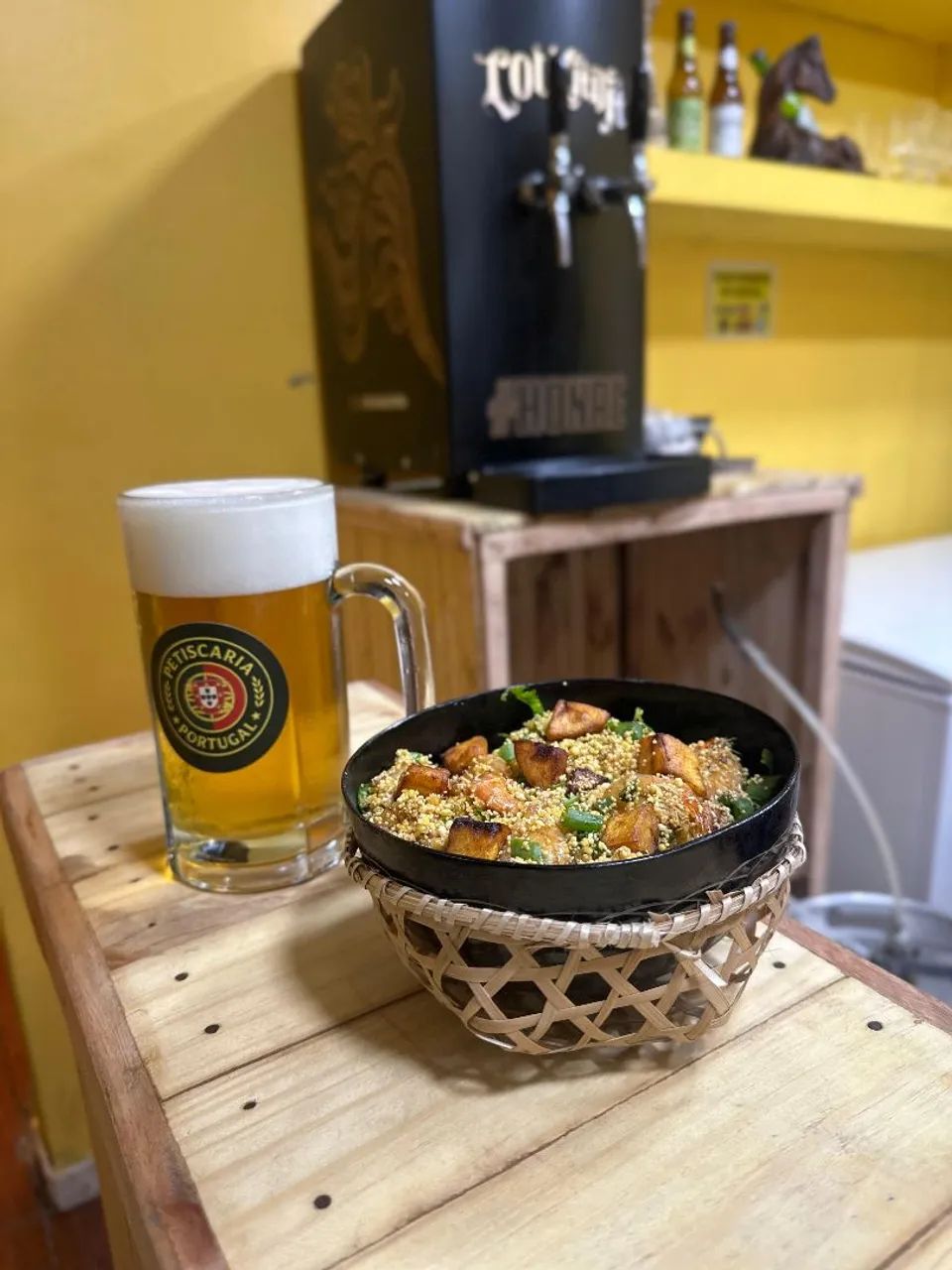 Kit de Cuias com cestinha de palha  - Foto 3