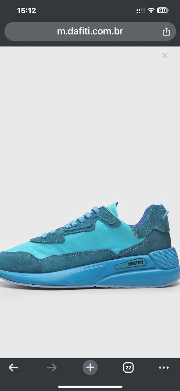 Tenis santa lolla tam 36 Azul  - Foto 4