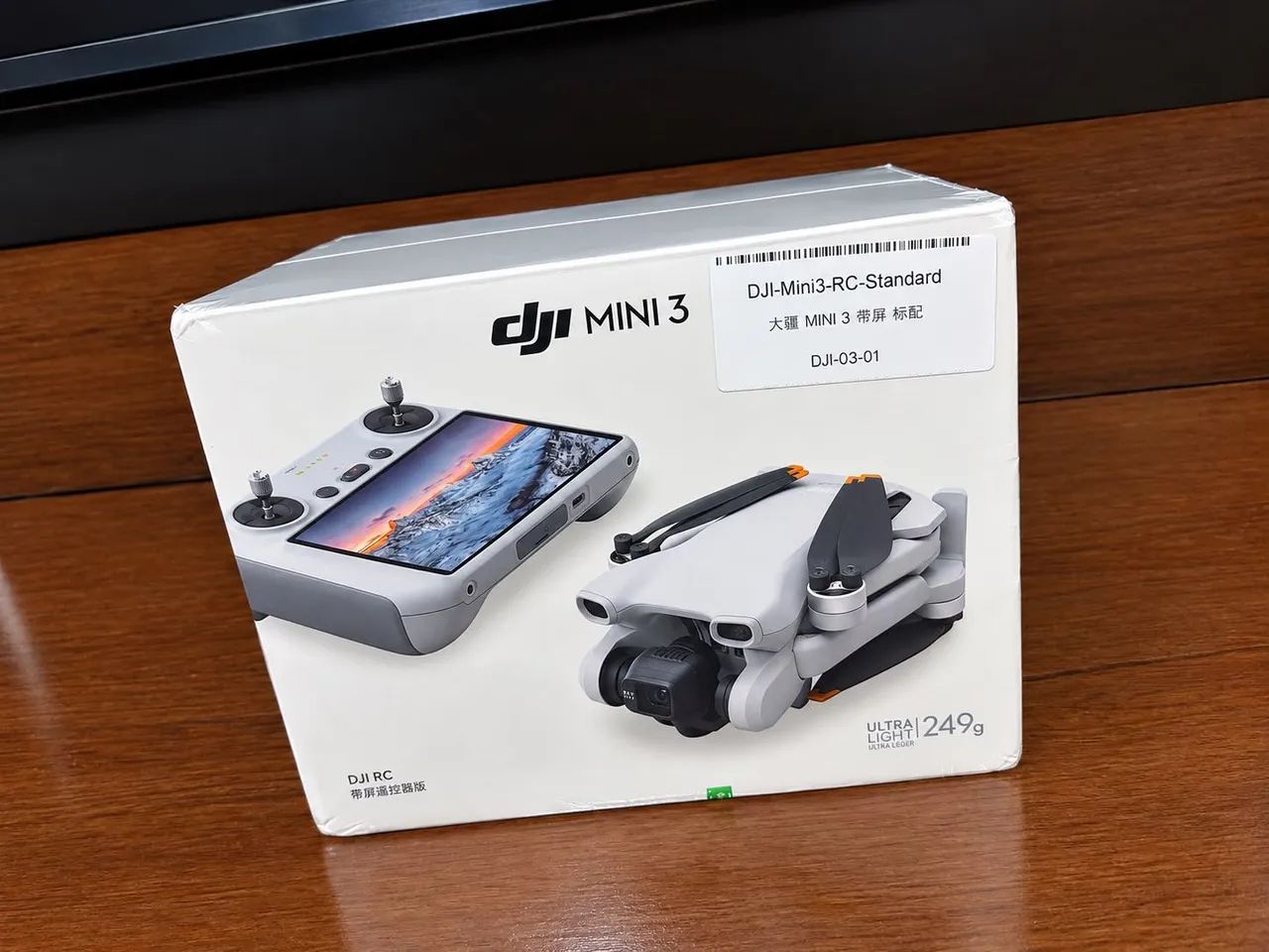 DJI Mini 3 4K + Controle DJI RC com Tela - Lacrado 