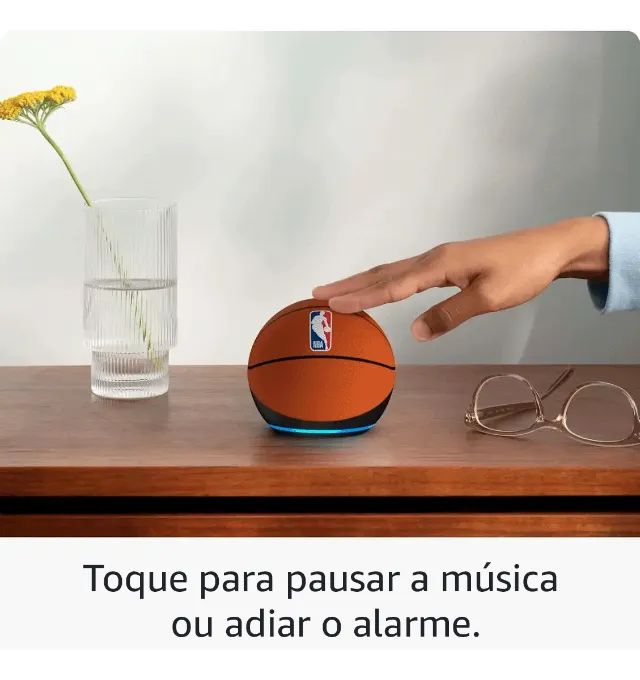 Amazon Echo Dot 5th Gen. Edição-limitada Oficial NBA - Foto 4