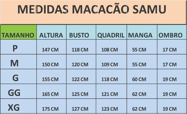 Macacão Padrão SAMU - Foto 5