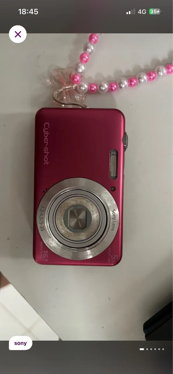 Câmera cyber shot Sony 14.1 mega pixel vintage - Câmeras e