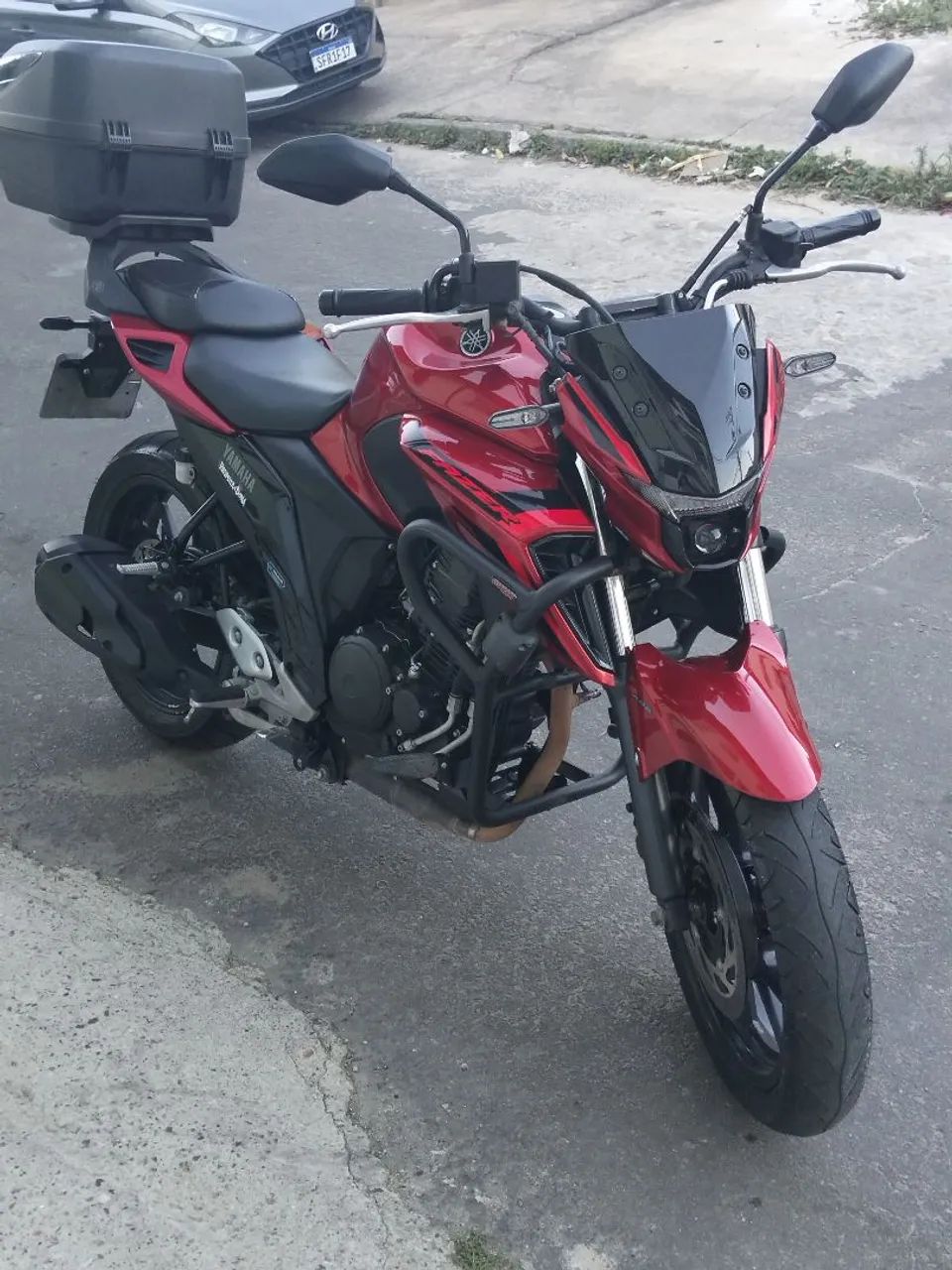 Fazer 250c vermelha  - Foto 4