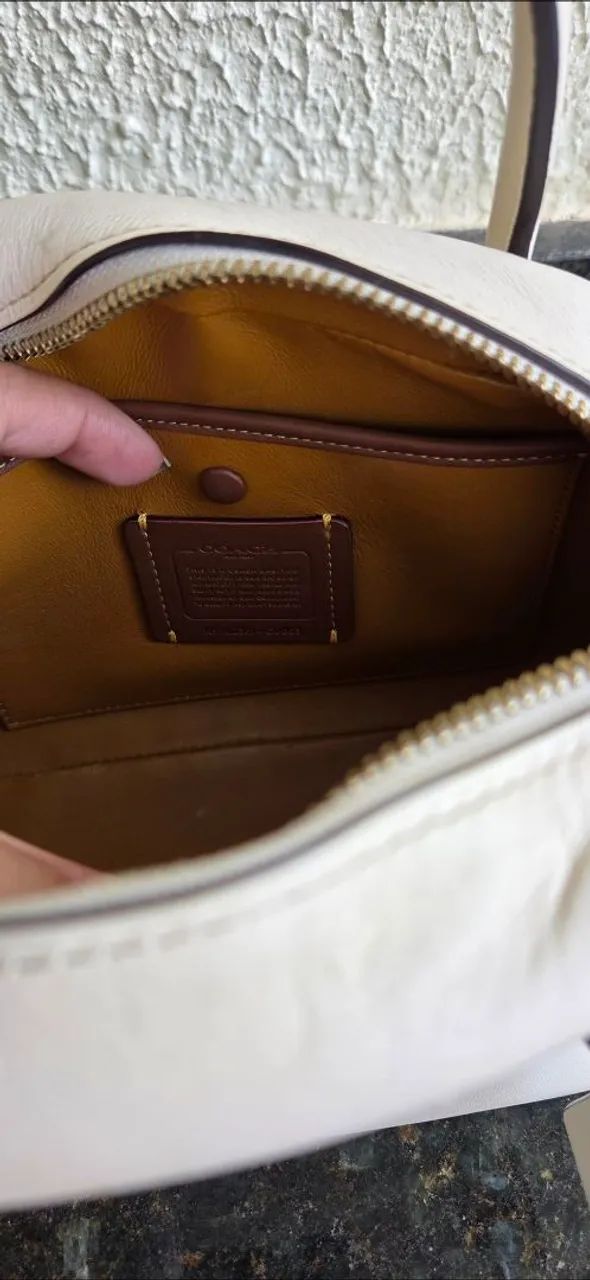 Bolsa COACH branca - Foto 4