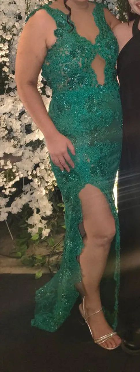 Vestido de Festa / Verde - Foto 5