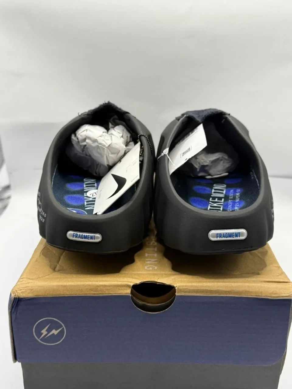 chinelo nike x fragment mind preto 40 - Foto 3