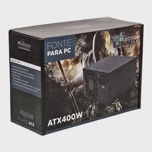 Fonte ATX 400W Cowboy (Nova)