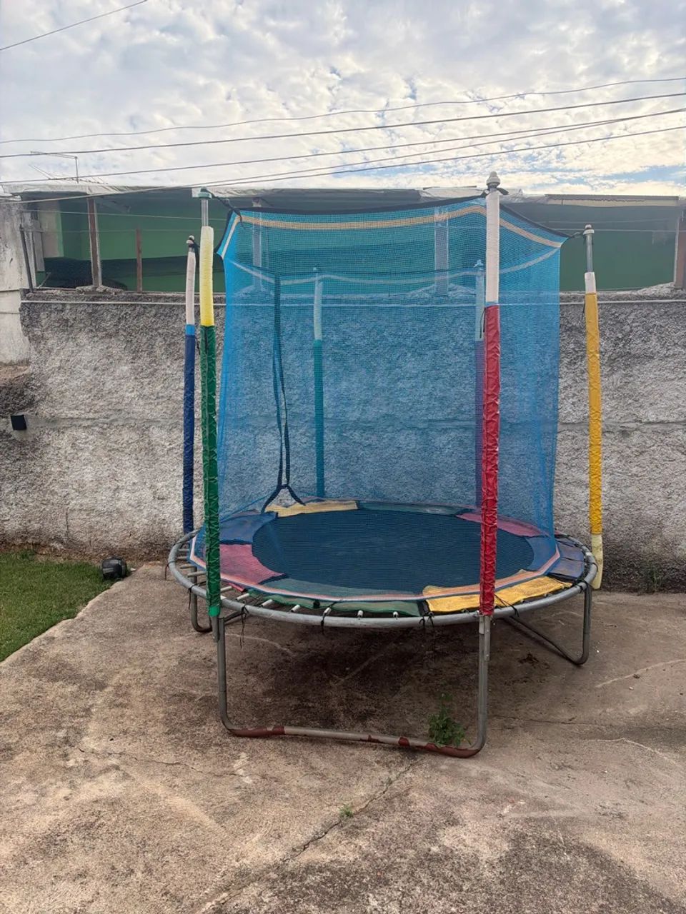 Cama elástica grande 