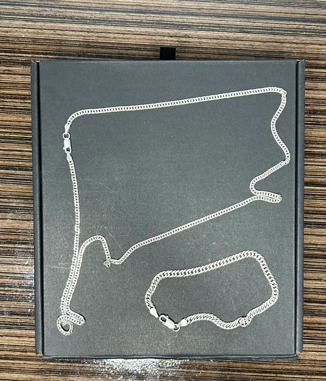 Pulseira e Corrente prata