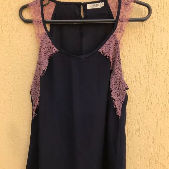 Blusa Marinho E Rosa Da Marca Costume  - Foto 2