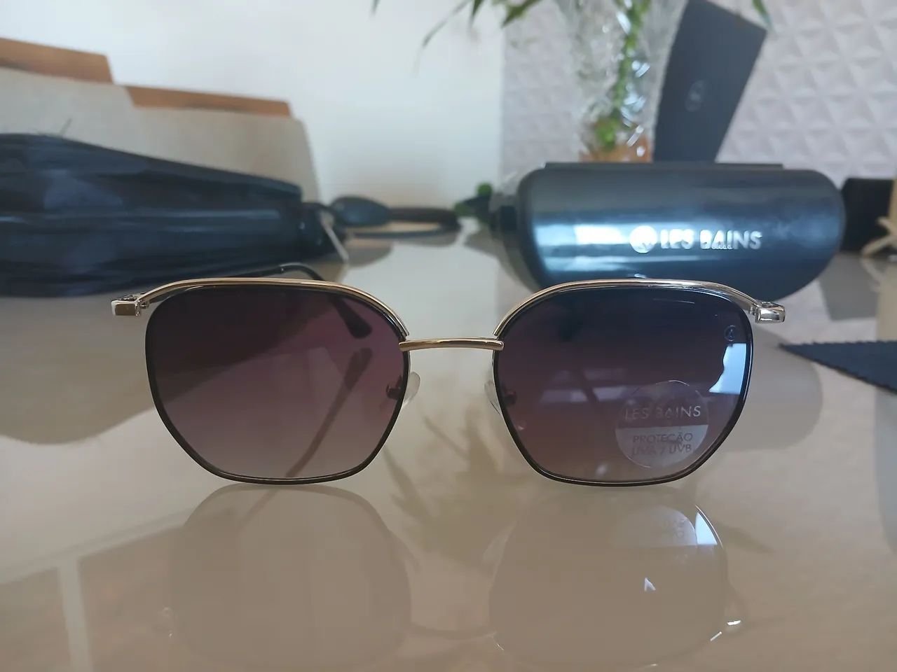 Óculos de Sol Unisex Les Bains - Foto 2