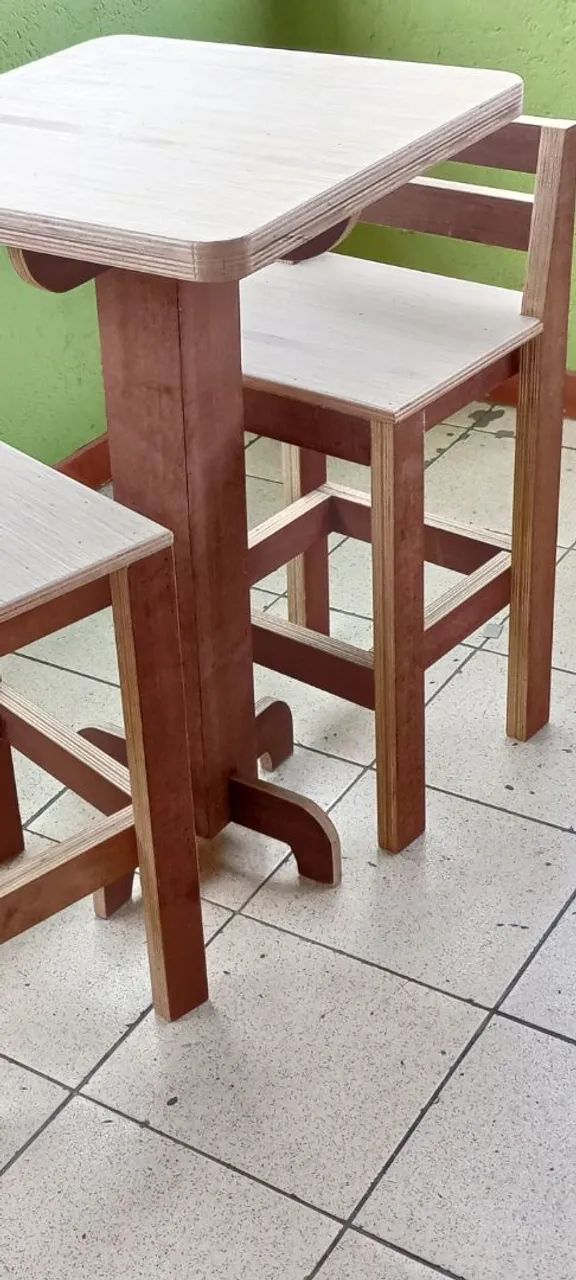 Mesa e duas cadeiras estilo Bistrô  - Foto 3