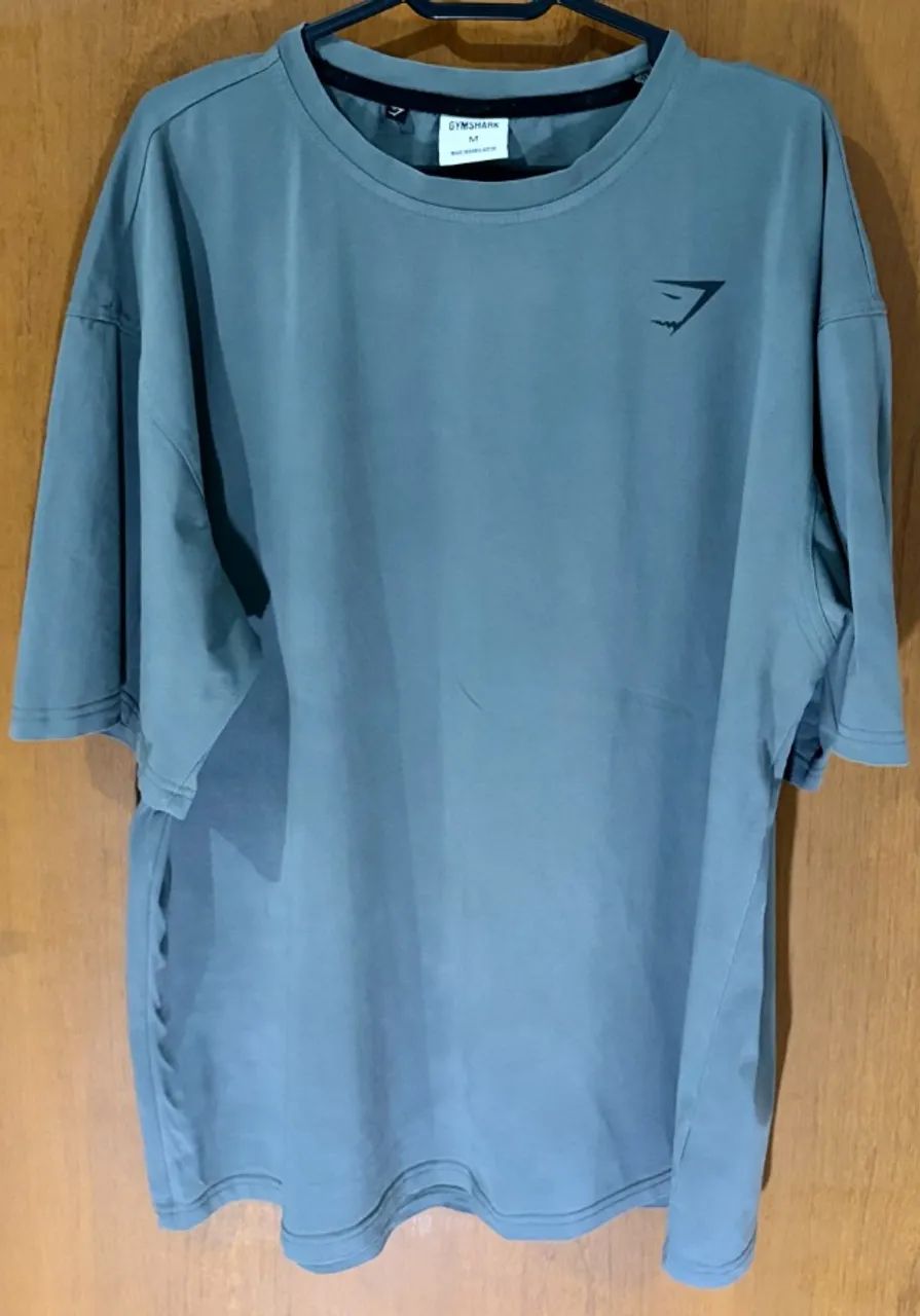 Camisa GymShark Washed Pastels Oversized Tamanho M - Foto 2