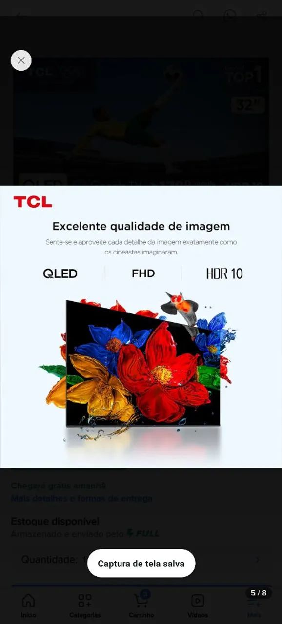 Tv 32 polegadas tcl - Foto 4