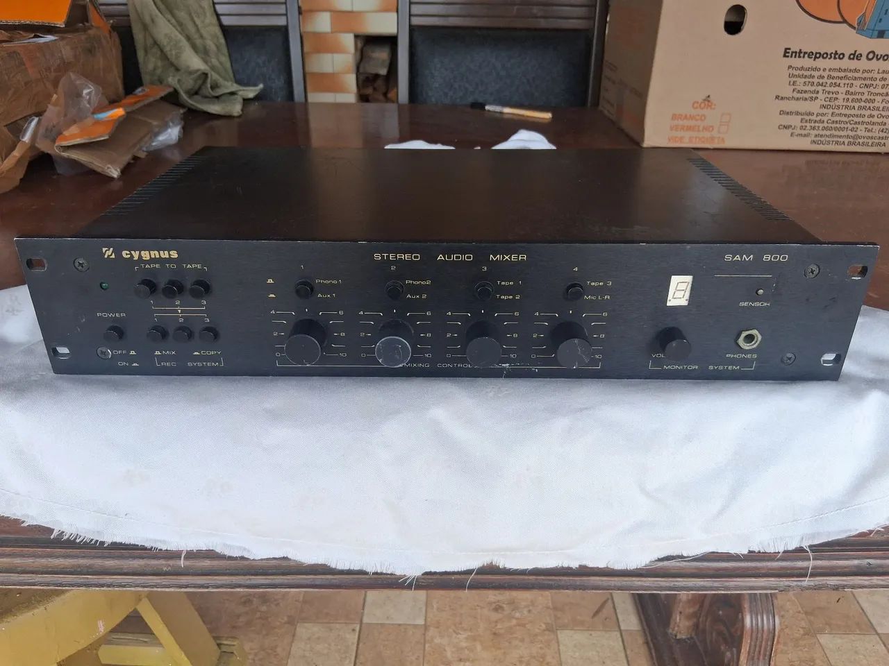 Mixer cygnus SAM 800 funcionando 