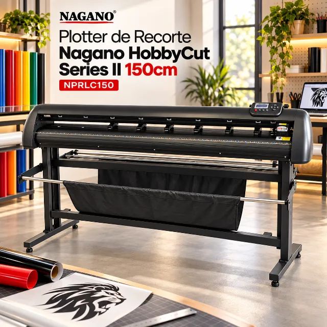 Plotter de Recorte Nagano HobbyCut Series II 150cm NPRLC150 - Foto 5