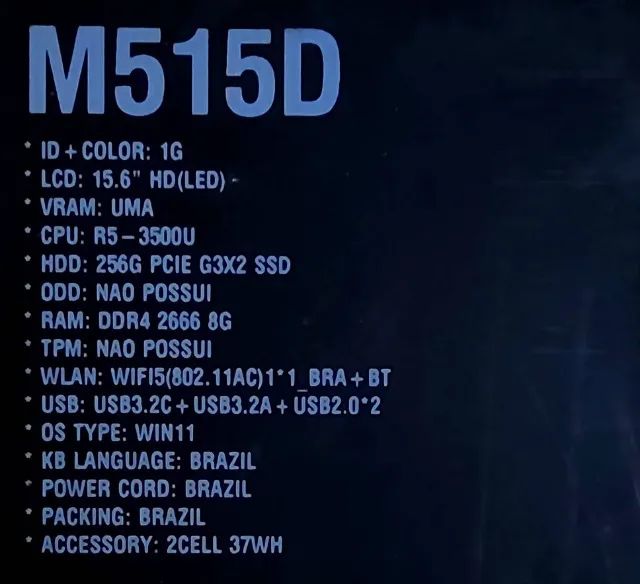 Notebook Asus