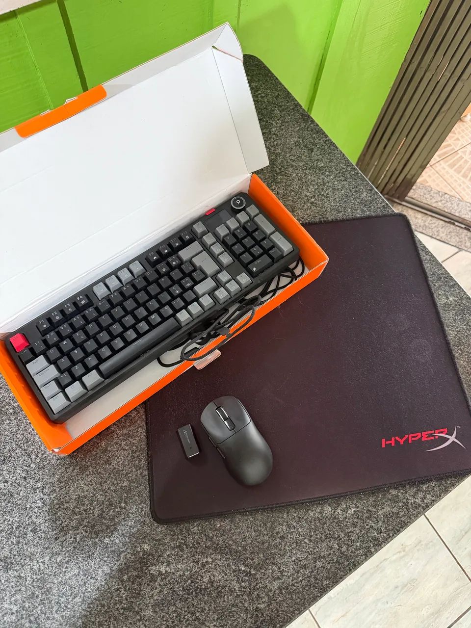 Teclado e mouse gamer 