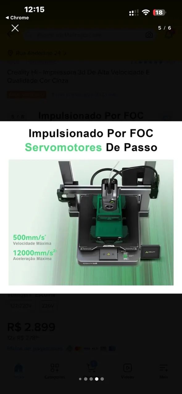 Creality hi impressora 3D - Foto 3
