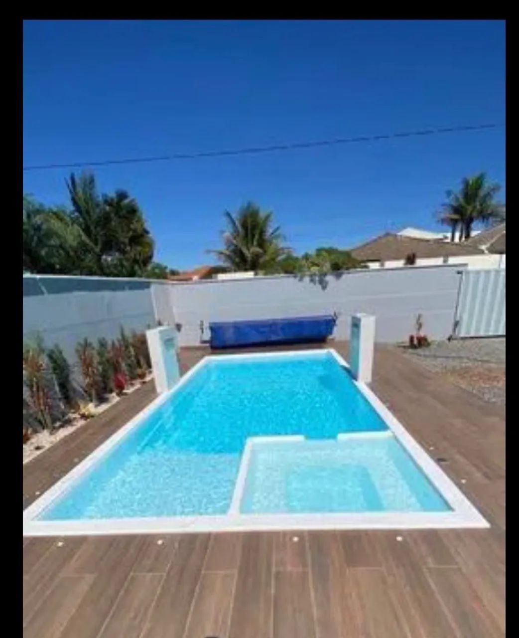 PISCINA DE 9X4X1.40 COM SPA E PRAINHA - AQUECIDA E COMPLETA