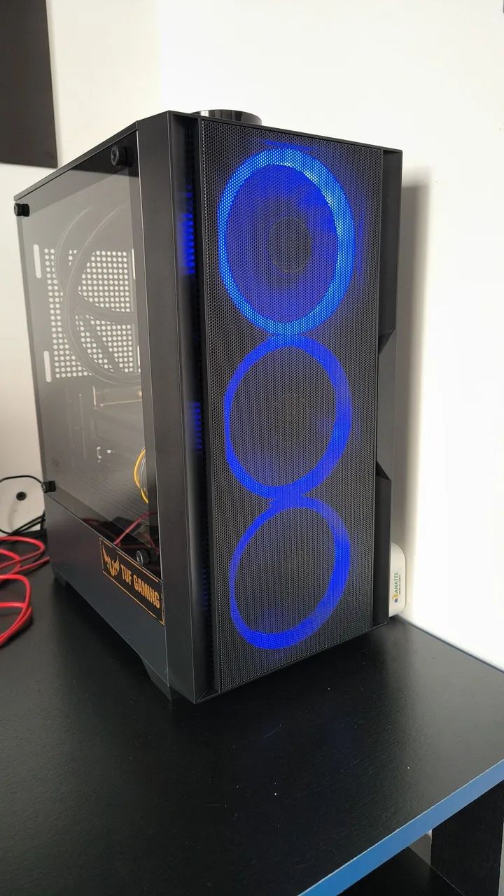 Gabinete Aigo c195m, com water cooler 240mm e 3 fans. - Foto 2