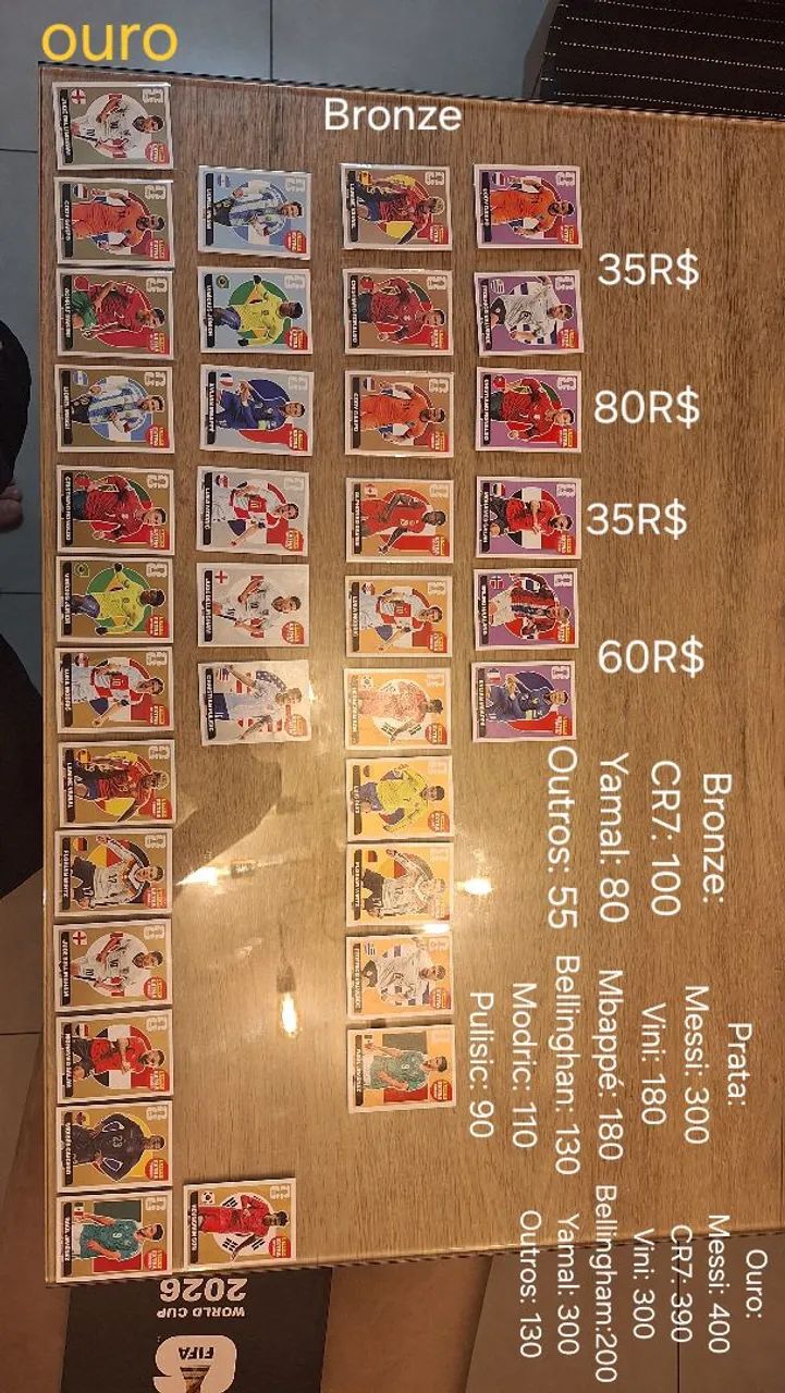 Figurinhas Legends 2026